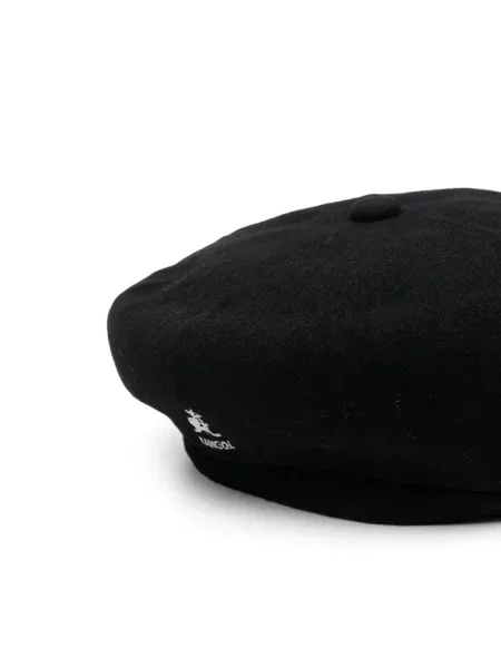 Șapcă Kangol de lână cu autograf negru