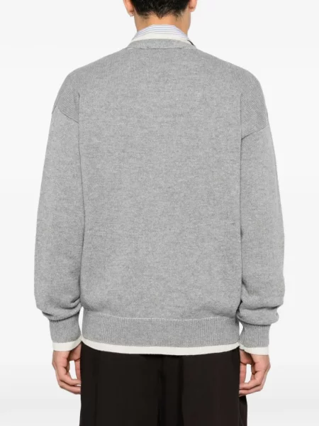 Cardigan Amaranto tricotate gri