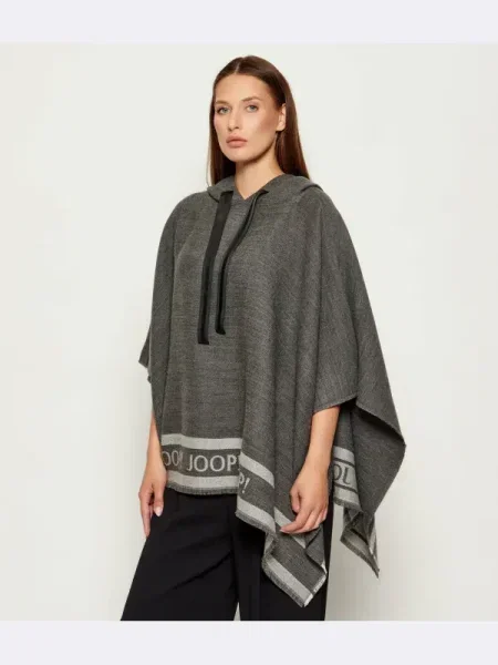 Joop! Poncho cu adaos de lână gri