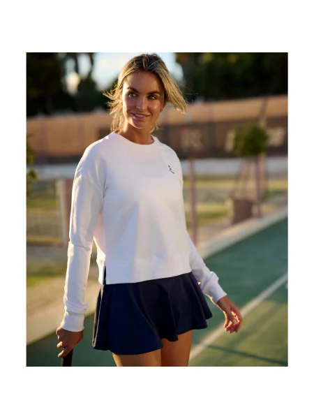 Bluza sportowa ekologiczna biała