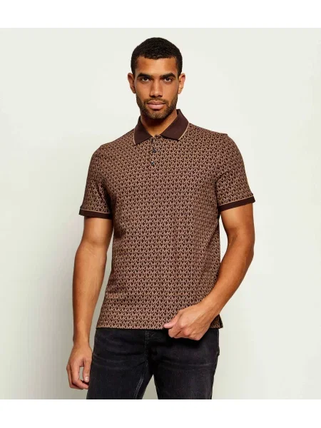 Tricou polo Michael Kors maro