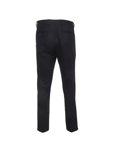 Pantaloni Brunello Cucinelli de lână albastru