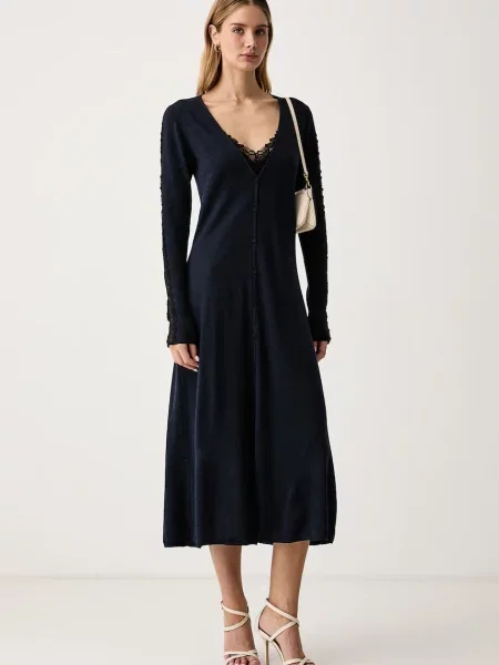 Pinko rochie din lână