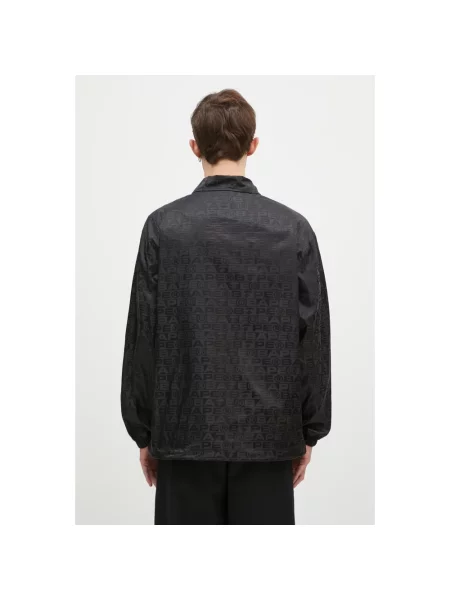 A Bathing Ape kurtka Lux Sport Pattern Jacquard Coach Jacket przejściowa czarny