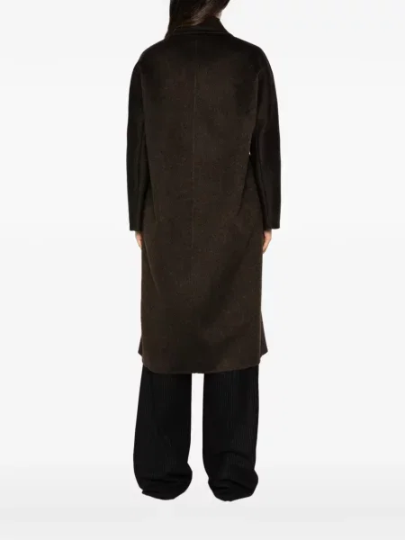 Cu centură palton Max Mara maro