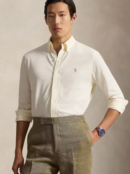 Polo Ralph Lauren cămașă pentru bărbați din bej