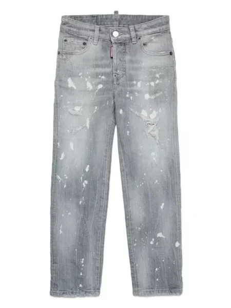 Jeansy dziecięce Dsquared2 szare
