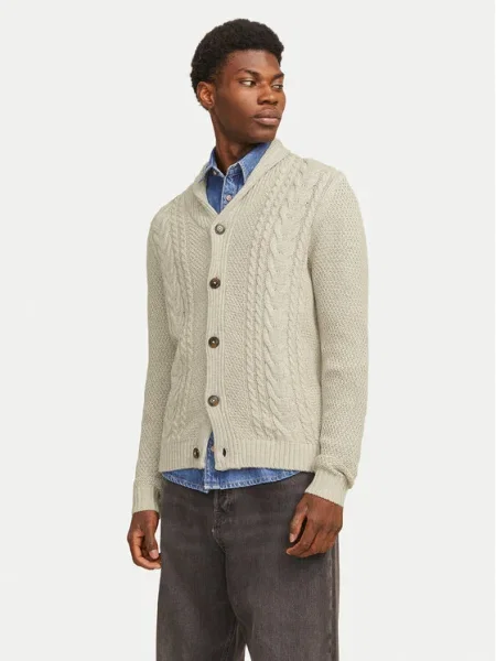 Jack&Jones Cardigan Craig Écru