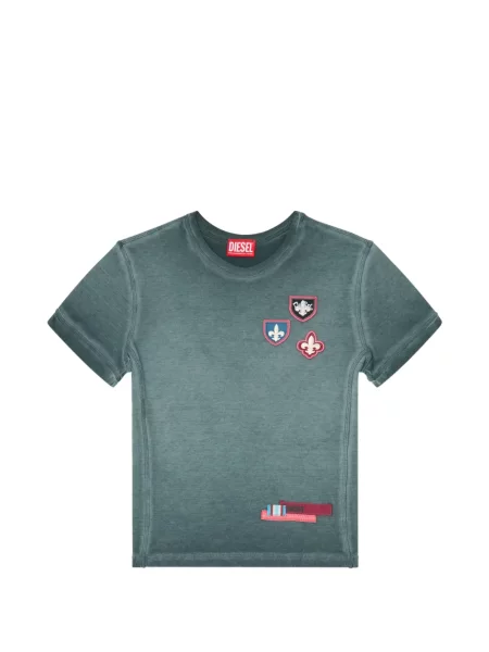 Tricou Diesel cu petice albastru