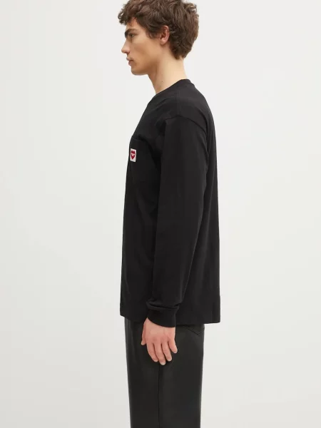 Koszulka Carhartt Wip w serca czarna