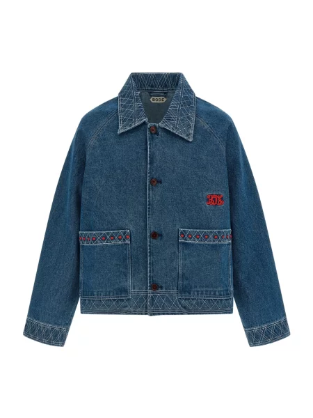 Kurtka jeansowa Bode niebieska
