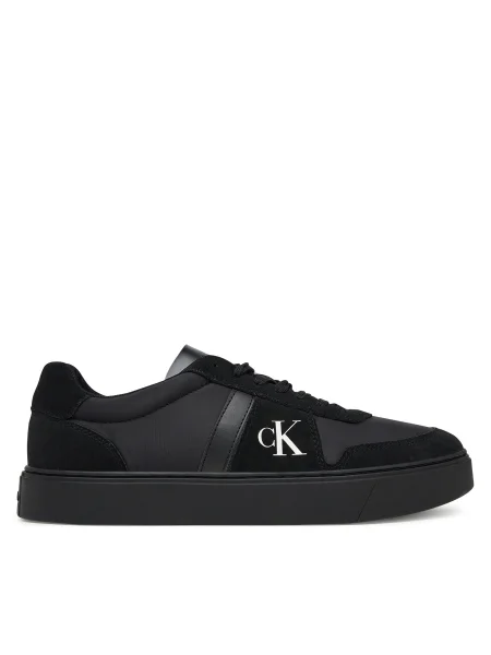 Sneakers Calvin Klein Classic Cups Lace Mix Emb Tongue negru