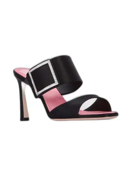 Klapki mules Roger Vivier czarne