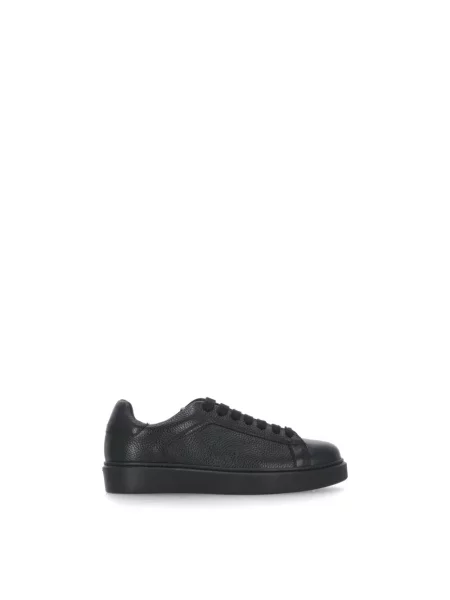 Sneakersy Doucal's skórzane czarne
