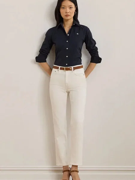 Lauren Ralph Lauren Blúz JAMELKO tengerészkék sötétkék
