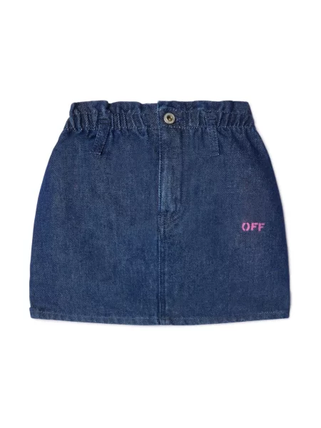 Spódnica jeansowa dziecięca Off-white biała