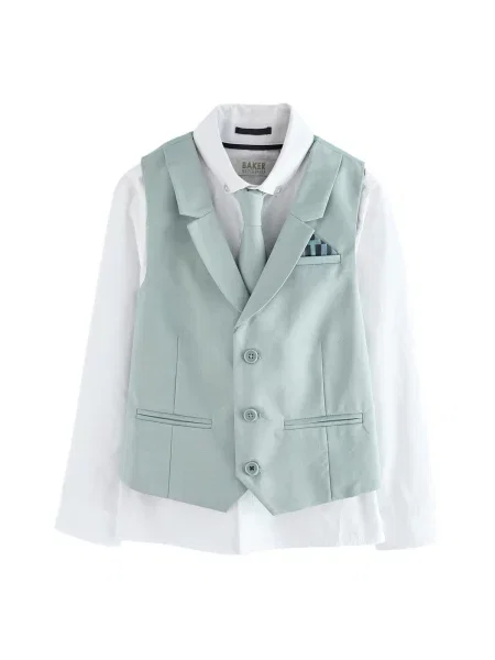 Palton copii Baker By Ted Baker alb