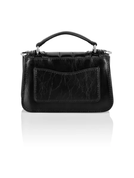 Shopperka Philipp Plein skórzana czarna