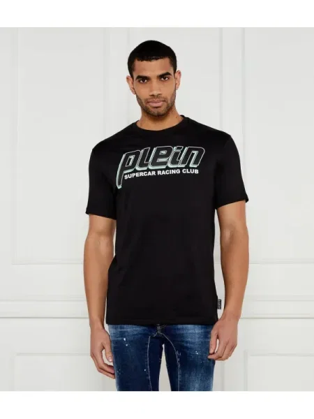Philipp Plein Tricou Racing Club negru
