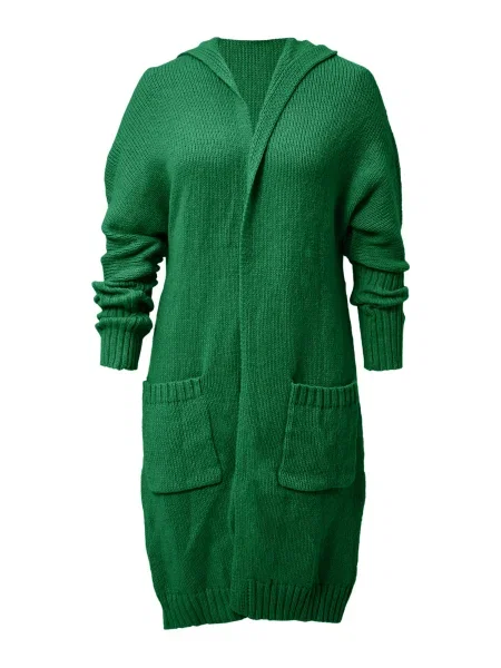 Imily Bela Geacă tricotată verde