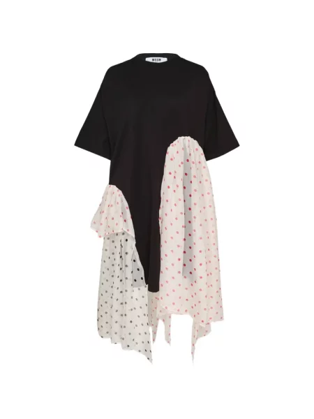 Рокля Msgm на точки черно