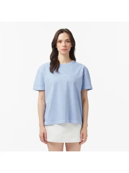 Lacoste футболка блакитна