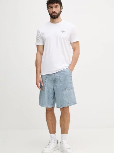 Calvin Klein Jeans t-shirt biała