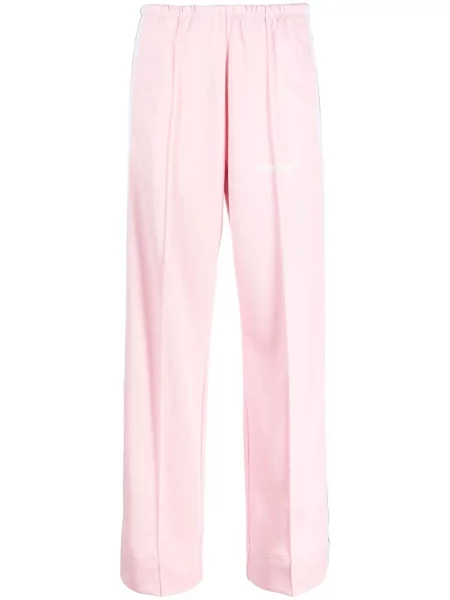 Pantaloni Palm Angels cu imagine roz