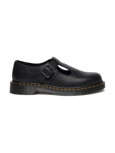 Dr. Martens pantofi de piele Polley cu plat negru