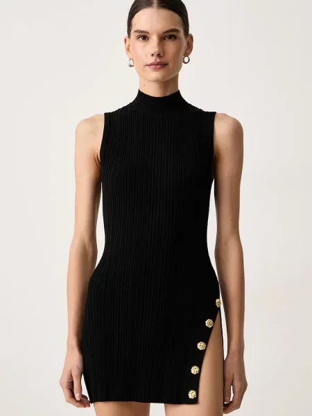 Marciano by Guess rochie cu vâscoză LIMA negru