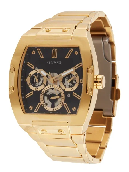 GUESS Ceas analogic auriu negru