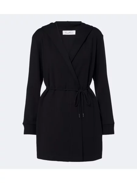 Palton Max Mara de lână plic negru