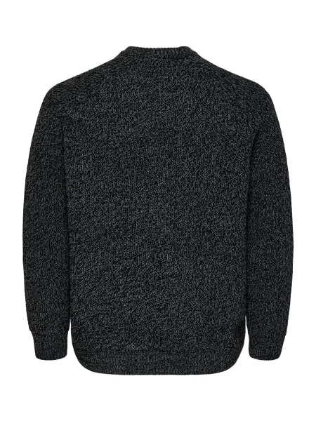 Only & Sons Pulover ONSJOIN amestecat negru