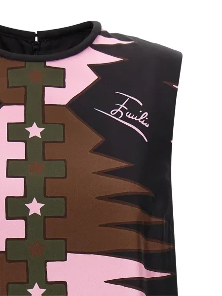 Rochie Pucci de mătase cu imagine negru