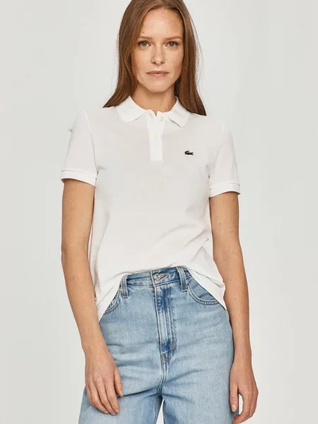 Lacoste T-shirt biała