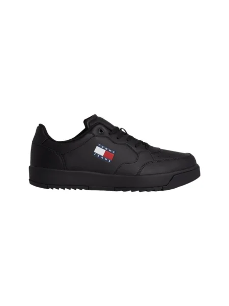 Sportcipők Tommy Jeans Retro Ess Black BDS fekete