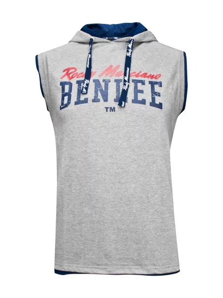 Hoodie Benlee brez rokavov siva