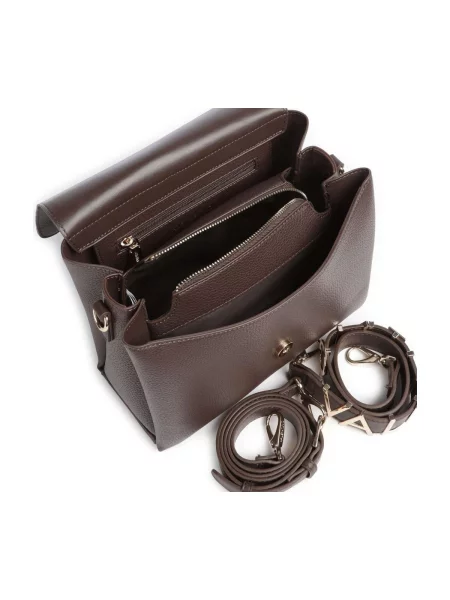 Crossbody kabelka Valentino Bags z ekologickej kože hnedá