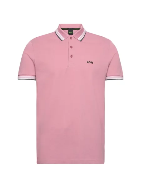 Tricou polo Boss roz