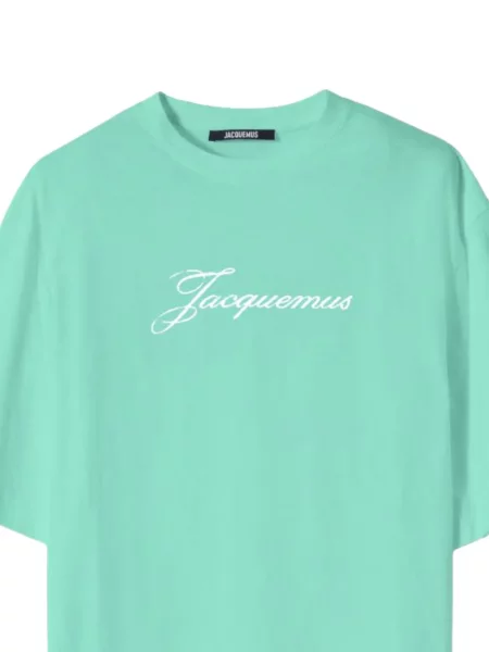 Tricou Jacquemus cu imagine verde