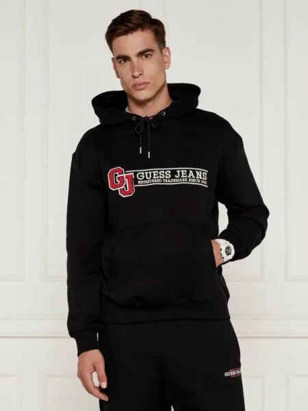 Guess Jeans Pulóver fekete