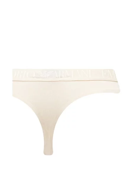 Chiloți tanga Armani Exchange cu autograf