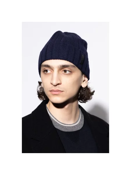 Czapka Emporio Armani niebieska