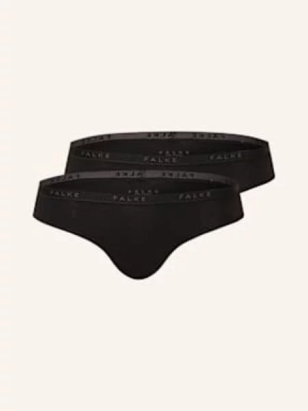 Falke Slipové Kalhotky Daily Comfort 2 Kusy V Balení černá