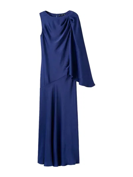 MANGO Rochie de seară AMANDA bleumarin