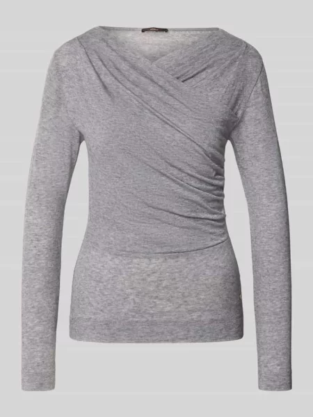 Longsleeve w stylu kopertowym Windsor