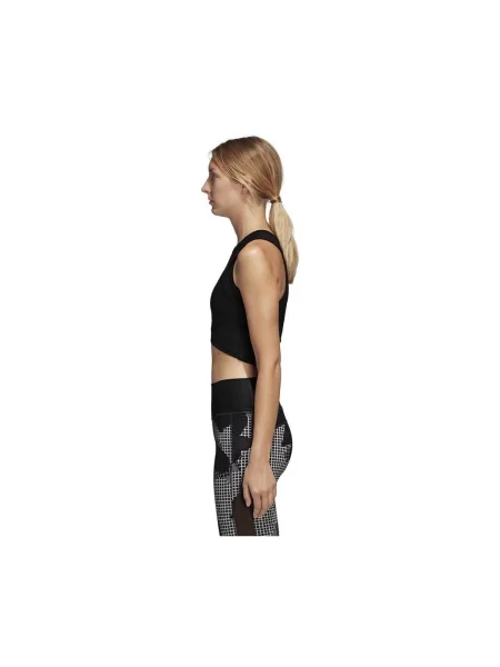 Cropp tricou Adidas negru