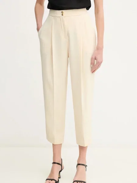 Elisabetta Franchi pantaloni galben