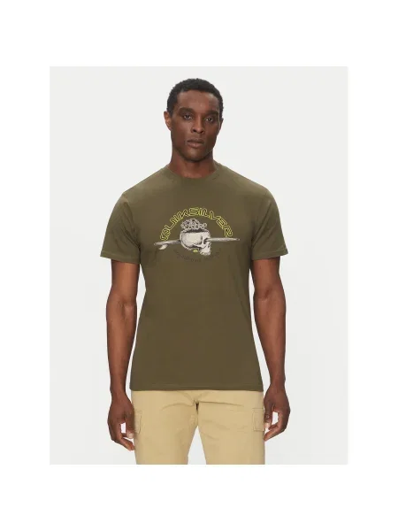 Quiksilver Póló Regular Fit zöld