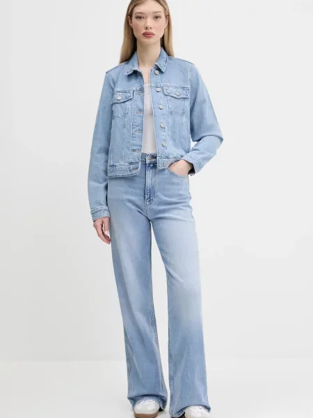 Rifle Tommy Jeans modrá